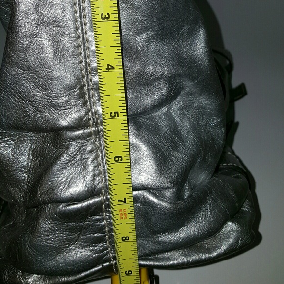 Francesco biasia metallic black bag - Picture 6 of 8